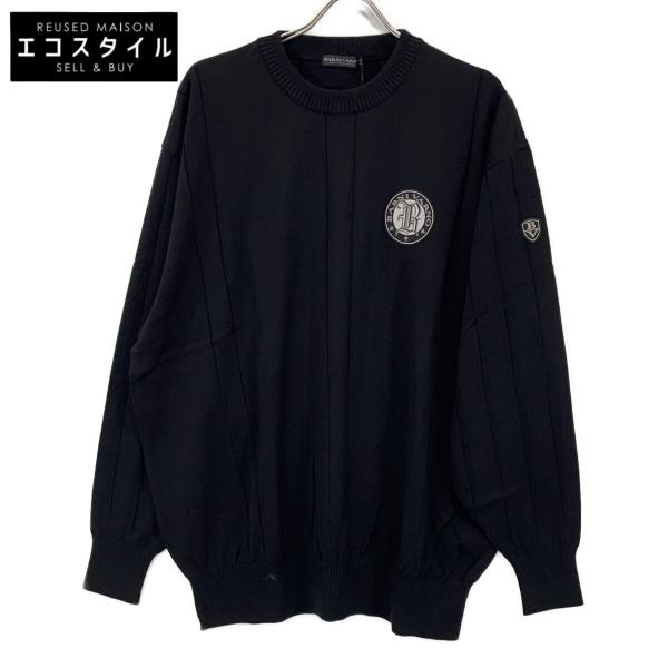 BARNI VARNO バーニヴァーノ ブラック BAW-GSW2635 クルーネック