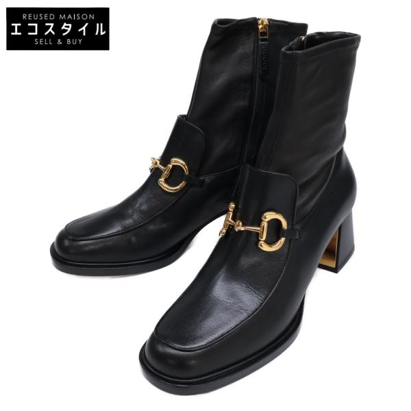GUCCI（グッチ） 新品同様 719830 ホースビット ウィメンズ ブーツ 41