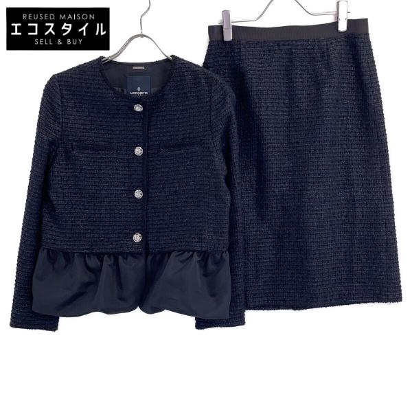 MORABITO（モラビト） 美品/ 5733-31201/41203 ツイード ノーカラー