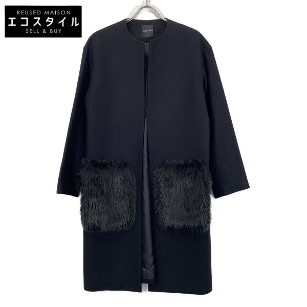 YOKOCHAN ヨーコチャン YCC-317-069 ブラック ポケットファー ノー