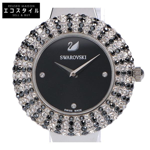 SWAROVSKI（スワロフスキー） 黒文字盤 Crystal Rose クリスタル