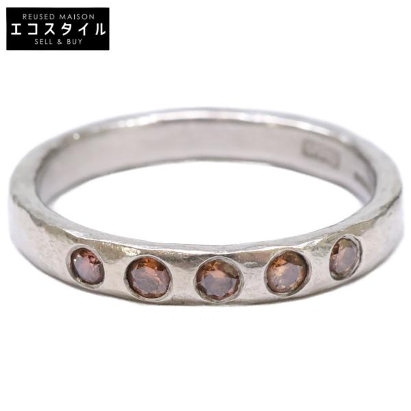 MALCOLM BETTS マルコムベッツ PT950 5Pナチュラルカラーダイヤモンド