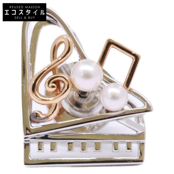 MIKIMOTO（ミキモト） S K18 ピアノ パール ピン ブローチ レディース