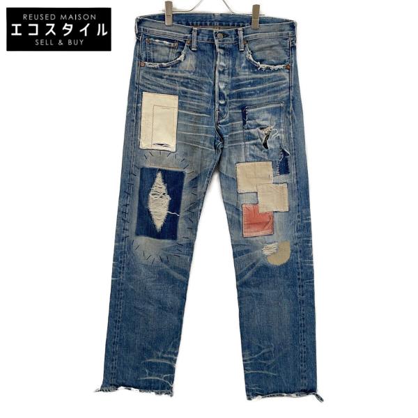メキシコ製Levi'sリーバイス501ブリーチ加工ダメージ加工リメイク