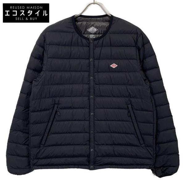 新品 Dantonダントン インナーダウン ジャケット　ブラック　メンズ L ダントン ] DANTON クルーネック インナー ダウン ジャケット （その他