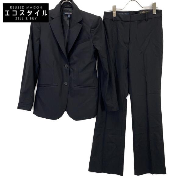 Brooks Brothers ブルックスブラザーズ  ﾌﾞﾗｯｸ ｳｰﾙ Lanificio di Pray ｽｰﾂ ｾｯﾄｱｯﾌﾟ 2 BROOKS BROTHERS（ブルックスブラザーズ） ブラック ウール Lanificio