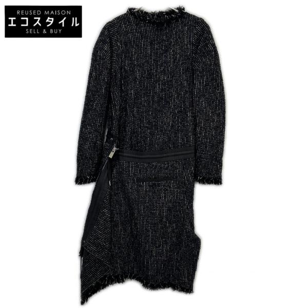 sacai  サカイ/ノースリーブウールワンピース NVY/16-02823/2/レディースインナー/ABランク/62【中古】 sacai（サカイ） サカイ/ノースリーブウールワンピース NVY/16-02823/2