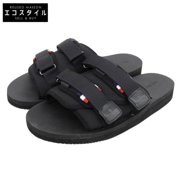 MONCLER モンクレール スライドサンダル トリコロール　サイズ42 MONCLER（モンクレール） SLIDE WORKS トリコロール ベルクロ サンダル