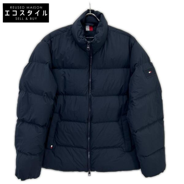  トミーヒルフィガー MW40615 25年 ネイビー ダウンスタンドパッファジャケット M TOMMY HILFIGER トミーヒルフィガー MW40615 25年 ネイビー ダウン