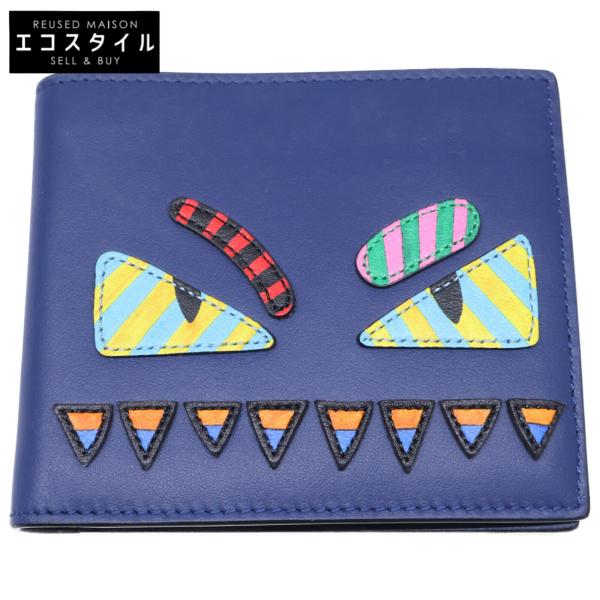 未使用品　フェンディ 7M0169 AJF8 札入れ　保存部　箱付き FENDI（フェンディ） 財布 メンズ 7M0169 FENDI 二つ折り札入れ FF柄