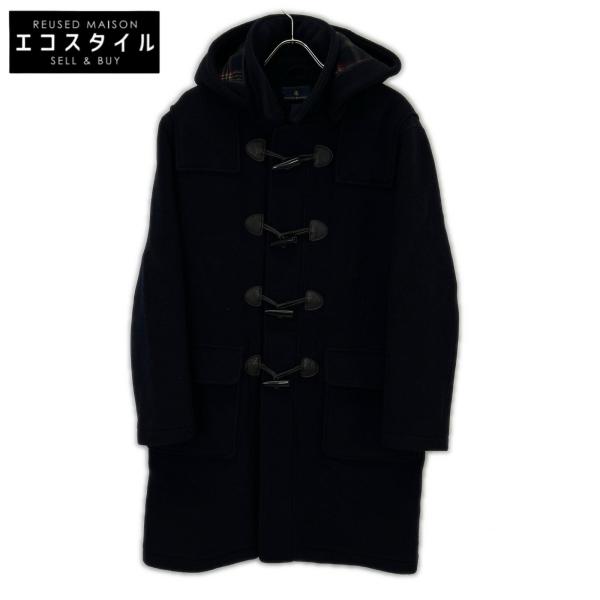 BrooksBrothers ブルックスブラザーズ 100081190 ネイビー ウール 裏地チェック ダッフルコート S BROOKS BROTHERS（ブルックスブラザーズ） 100081190 ネイビー ウール