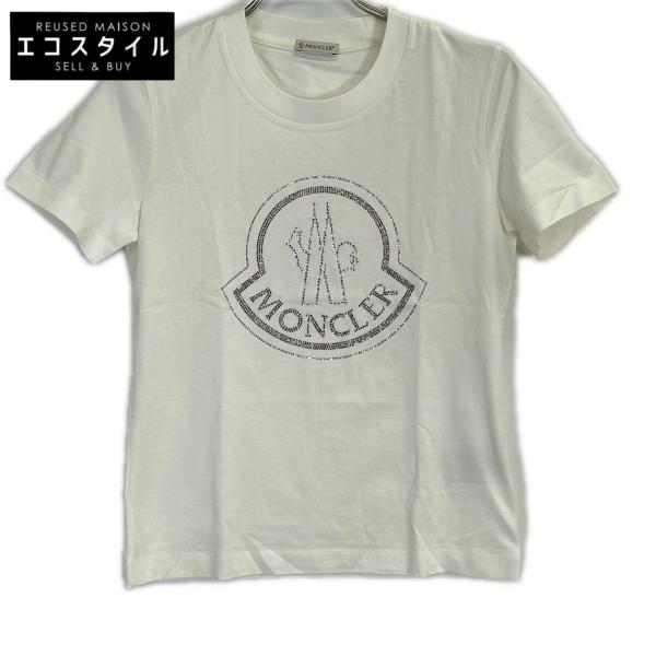 MONCLER（モンクレール） 美品 ラインストーンロゴ T-SHIRT Tシャツ XS