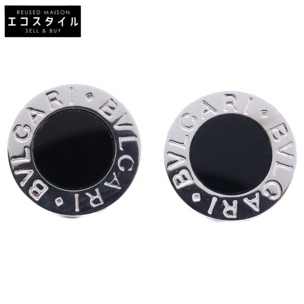 BVLGARI（ブルガリ） 美品 ブルガリブルガリ K18WG x オニキス ピアス