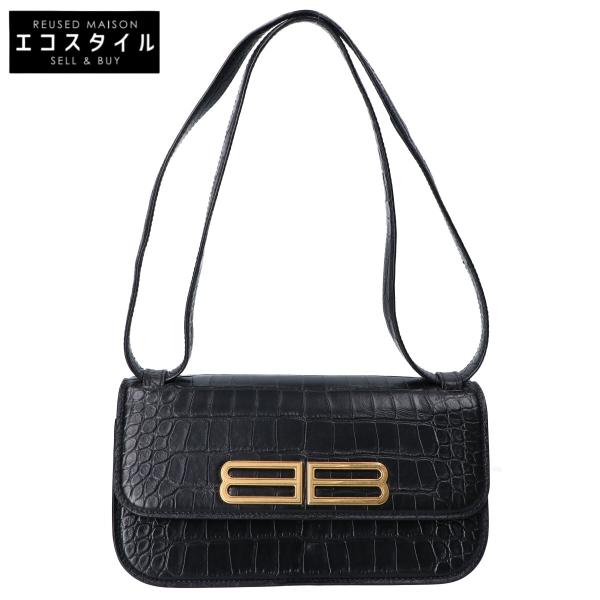 BALENCIAGA バレンシアガ  ブラック 674693 ゴシップ スモール 2WAYバッグ - BALENCIAGA（バレンシアガ） ブラック 674693 ゴシップ スモール 2WAY