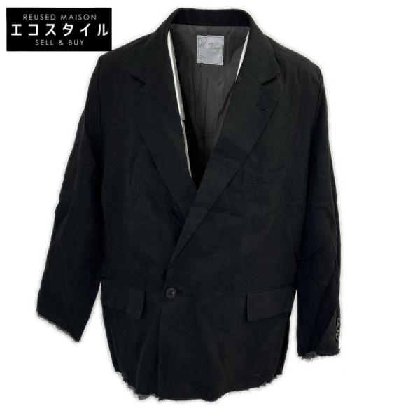 新品同様/ ANCELLM アンセルム ANC-JK70 100/S LINEN TAILORED JACKET