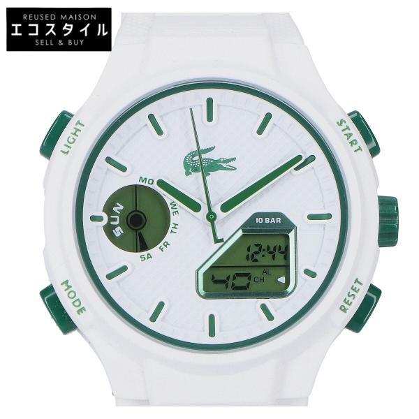 LACOSTE（ラコステ） 美品/ 2011364 L-33X ラバーベルト デジアナ