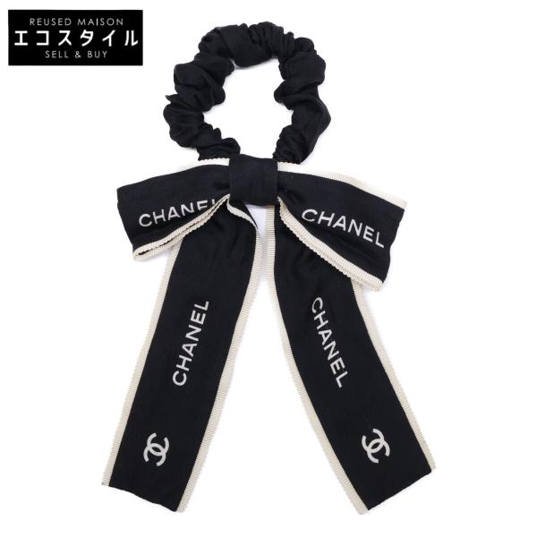 CHANEL（シャネル） ロゴリボン ヘアゴム シュシュ ヘアアクセサリー