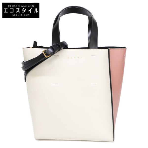 MARNI（マルニ） 美品/ Museo ミュゼオ ミニ レザー 2WAYショルダー 