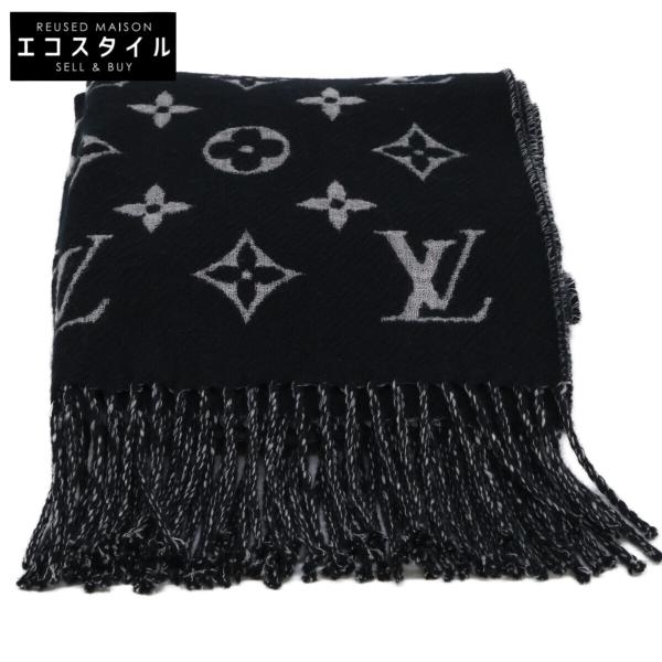 ルイヴィトン　マフラー　カシミヤ 新品同様 LOUIS VUITTON ルイヴィトン M73055 エシャルプ ポルカグラム
