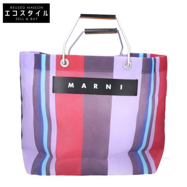 MARNI（マルニ） 美品 MARNI MARKET STRIPE BAG マルニマーケット