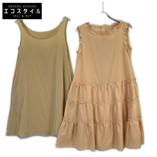 【極美品】デイジーリン　DAISY LIN ティアード　ワンピース　Aライン DAISY LIN デイジーリン 06208 アイボリー さらさらミルフィーユ