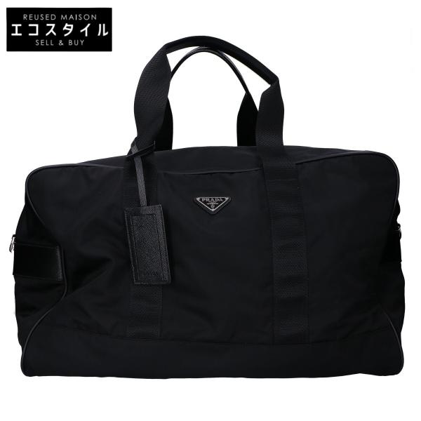 PRADA（プラダ） 美品 リナイロン xサフィアーノ 2WAY ボストンバッグ