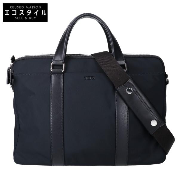 美品/  TUMI トゥミ 66782D0 2WAYショルダーブリーフケース ブラック メンズ