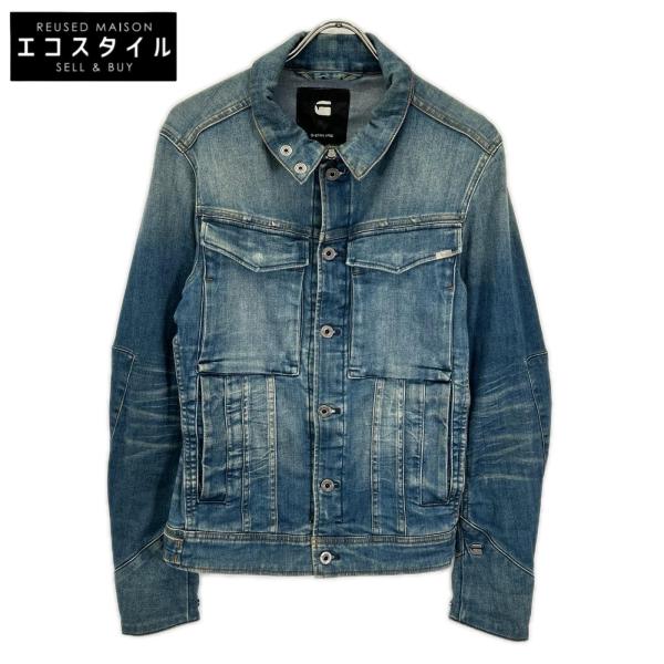 G-STAR RAW ジースターロゥ D06813-8969-424 ブルー デニムジャケット インディゴ XXS ジャケット コットン レディース 中古