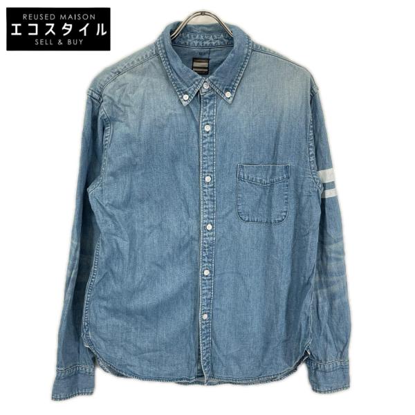 桃太郎ジーンズ（MOMOTARO JEANS） ライトブルー デニム 出陣 ボタン