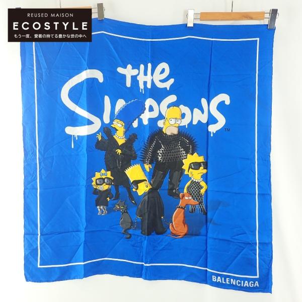 バレンシアガ シンプソンズ　スカーフ BALENCIAGA ザ・シンプソンズ スカーフ バレンシアガ」 × 「ザ