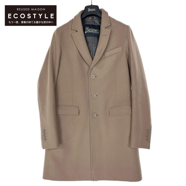 HERNO（ヘルノ） 美品 ウール混 HERNOTECH チェスターコート メンズ