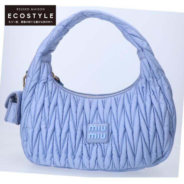 miu miu（ミュウミュウ） ワンダーマテラッセ ミニポーチチャーム付き