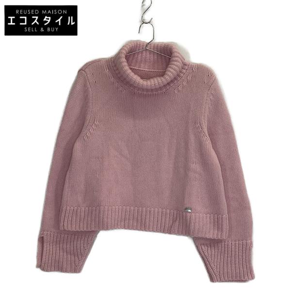 デイジーリン ﾋﾟﾝｸ ｶｼﾐﾔ ﾀｰﾄﾙﾈｯｸﾆｯﾄ 表記無し DAISY LIN デイジーリン ピンク カシミヤ タートルネックニット 表記