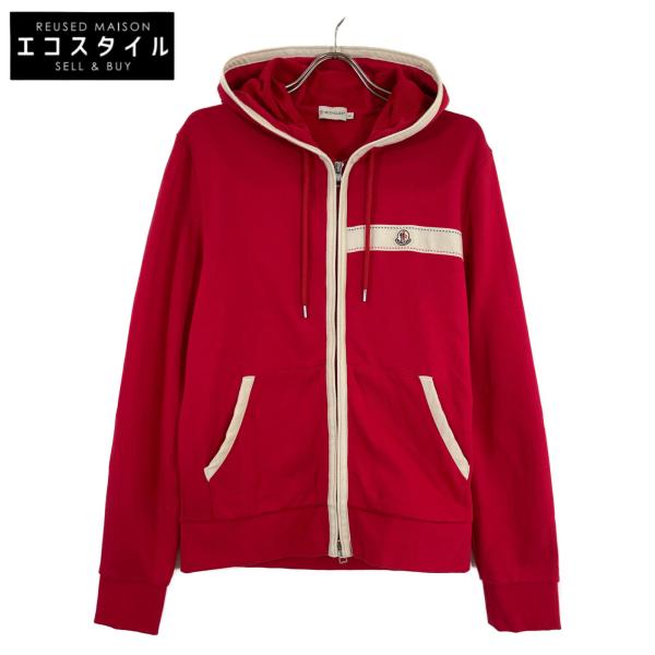 MONCLER モンクレール レッド MAGLIA CARDIGAN 80065 ジップ