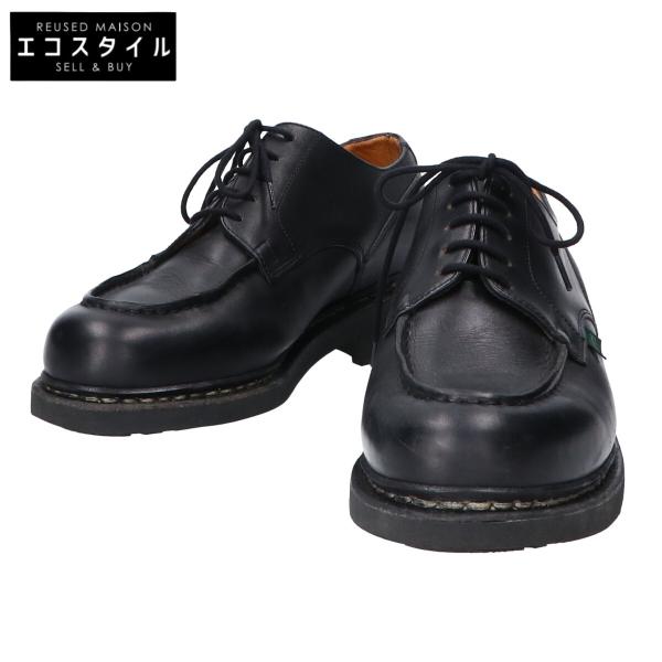 美品］パラブーツシャンボードUK6 オリーブブラウンカーキ