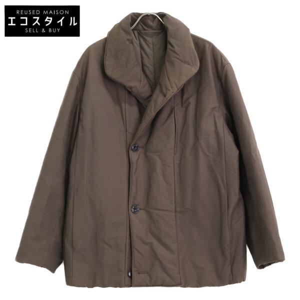 LEMAIRE ダークグレー コットンジャケット LEMAIRE ルメール カーキ 中綿 パデッド ジャケット 44 コットン