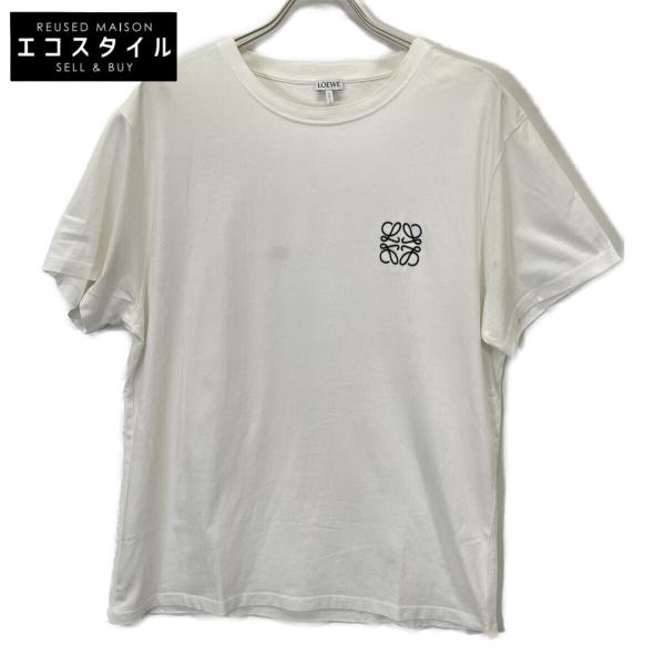LOEWE（ロエベ） ホワイト アナグラム 半袖Tシャツ ホワイト XL