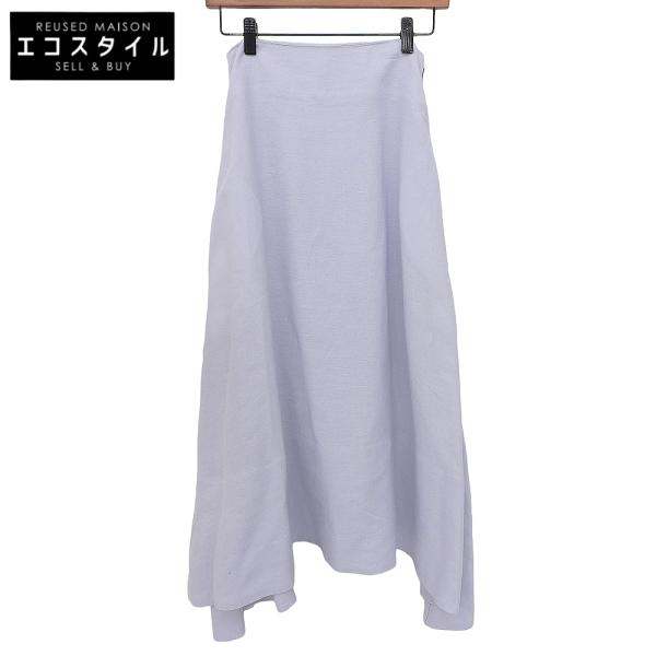 美品 MADISON BLUE マディソンブルー リネン ロングスカート