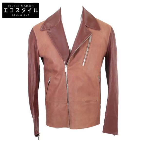 HERMES エルメス ジャケット 46 レッドブラウン メンズ wine-king_2893100000037271