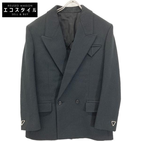 BOTTEGA VENETA ボッテガヴェネタ ジャケット 44 ブラック メンズ BOTTEGA VENETA ボッテガヴェネタ ブラック 671210 ウールダブル