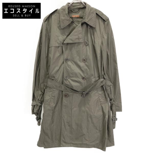 ASPESI コート　最終価格 中古・古着通販】ASPESI (アスペジ) ステンカラーコート ブラック