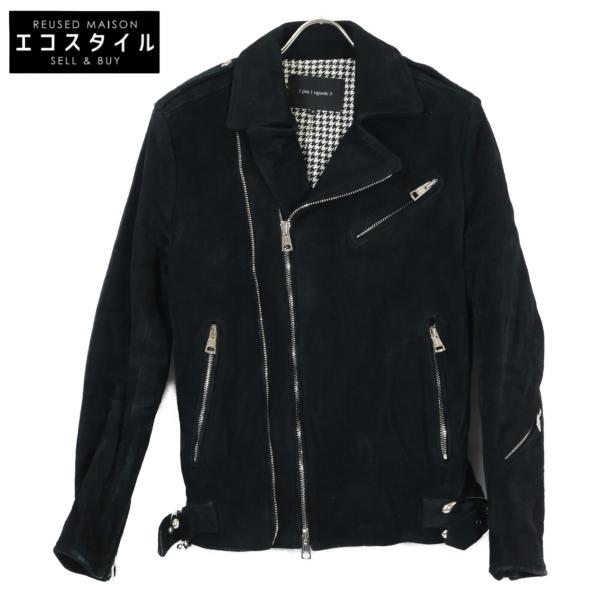 1piu1uguale3 ウノピゥウノウグァーレトレ ブラック MRB122 スエード