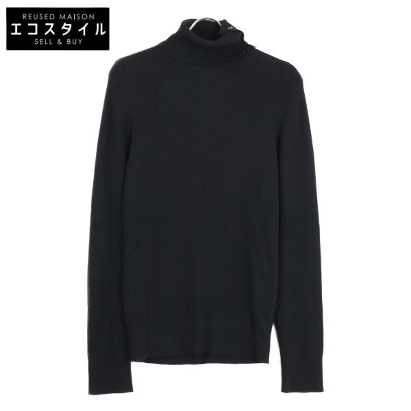 USED●Gucci グッチ ブラック ニットセーター長袖 黒 ニットジャケット GG インターシャ ウール セーター ・ブラック | GUCCI公式