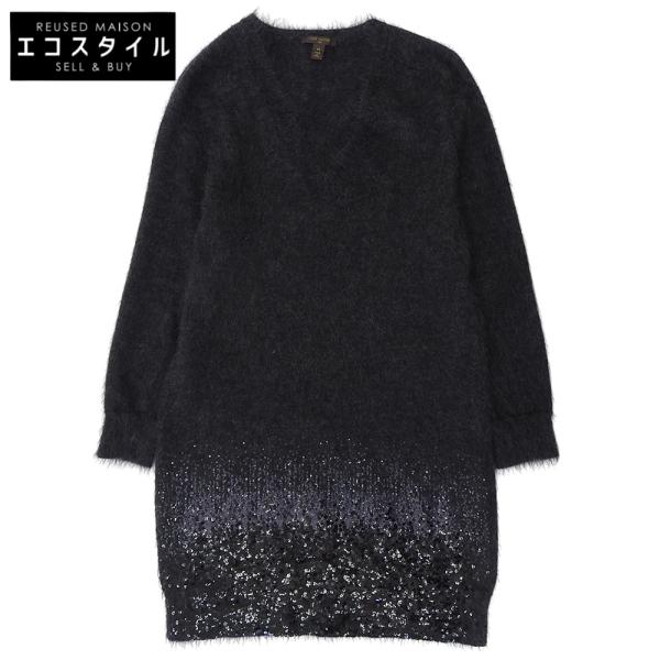 LOUIS VUITTON ルイヴィトン モヘヤ スパンコール ニット ワンピース