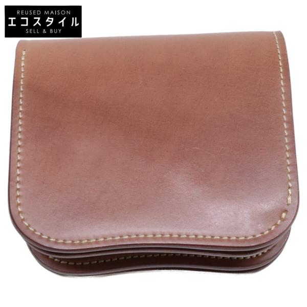 美品 LAST CROPS ラストクロップス SPANKER I シェルコードバン 二