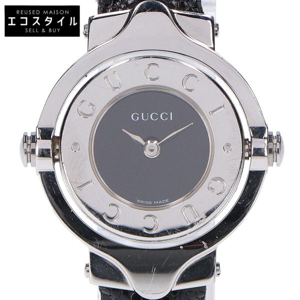 GUCCI グッチ 【美品】6600L ターンフェイス バングル ウォッチ wine-king_2893100000038253