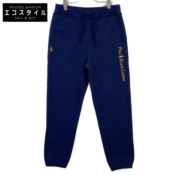 POLO RALPH LAUREN ポロ ラルフローレン ×ビームス別注 ネイビー スウェットパンツ ネイビー S ボトムス コットン メンズ 中古
