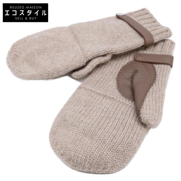 HERMES（エルメス） 美品 リオネル カシミヤニット/ディアスキン