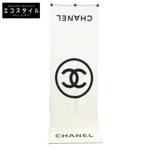 美品♡CHANEL♡ブランケット 大判 正規品 CHANEL（シャネル） ココマーク カシミヤ 大判ショール/ブランケット