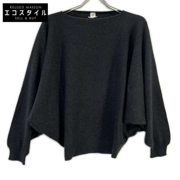 美品・20SS✨エルメス シルクカシミヤ ドルマンスリーブトップス 34 HERMES（エルメス） ルメール期 カシミヤ ドルマンスリーブ ニット